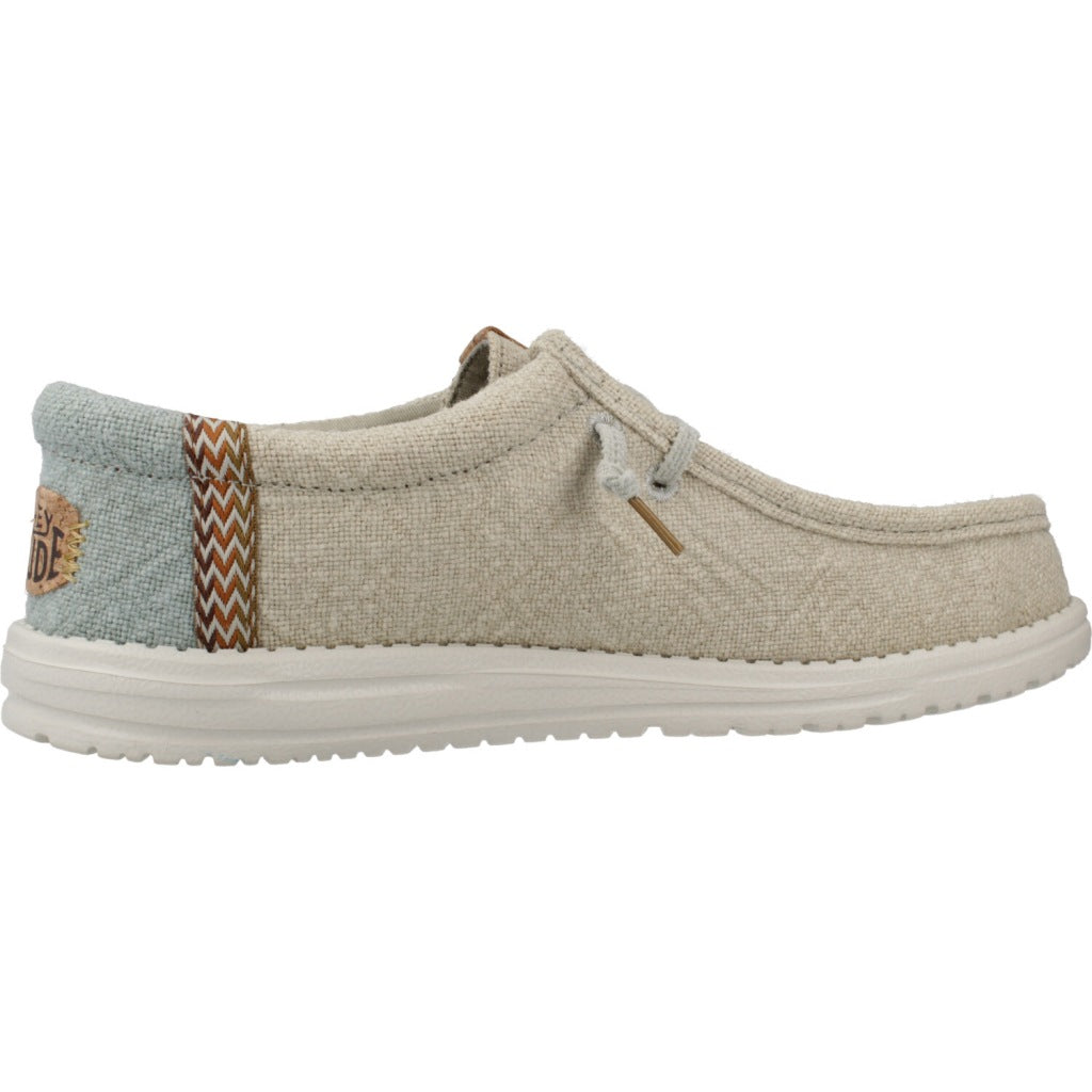 HEY DUDE WALLY JUTE en color BEIS (4)