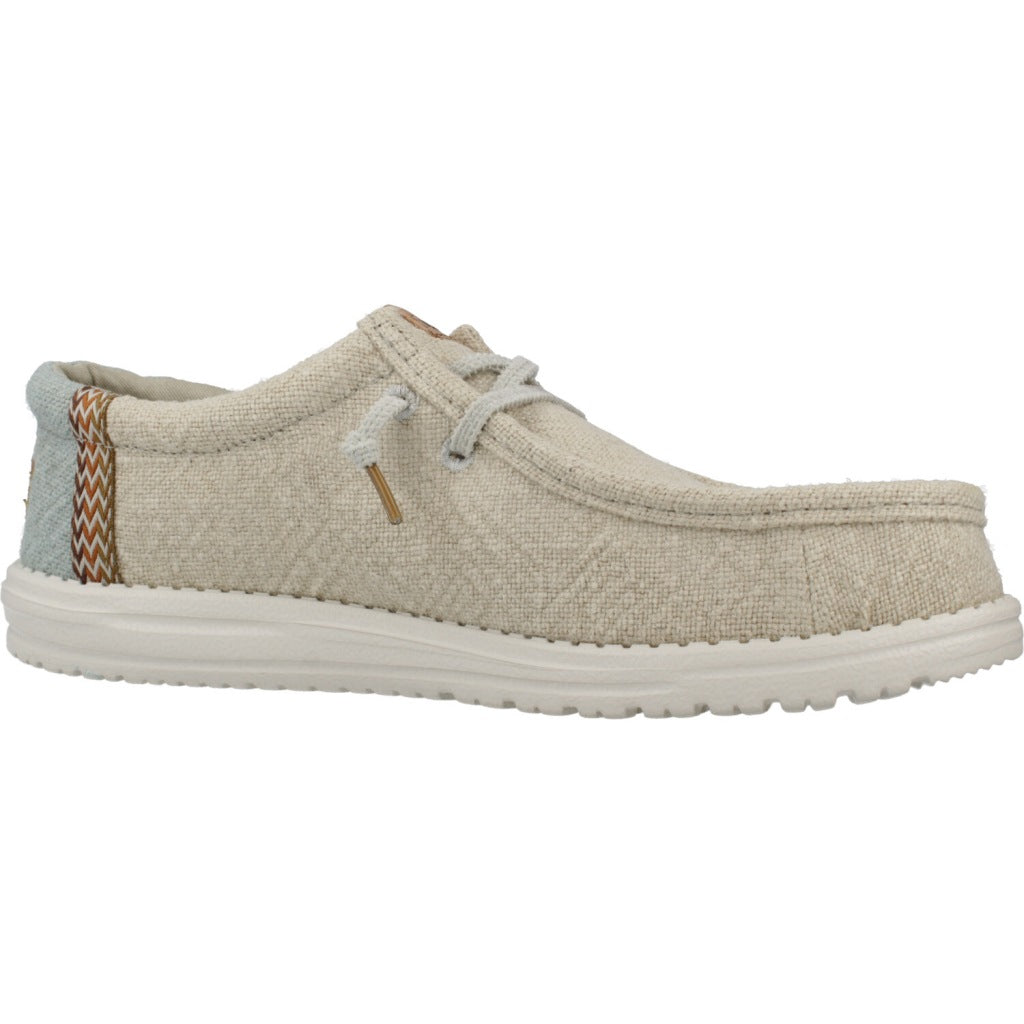 HEY DUDE WALLY JUTE en color BEIS (5)
