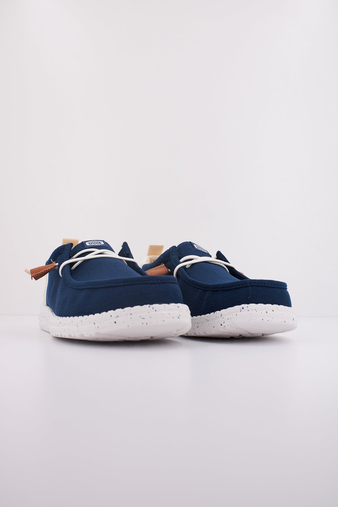 HEY DUDE WALLY SUMMER LINEN en color AZUL (2)