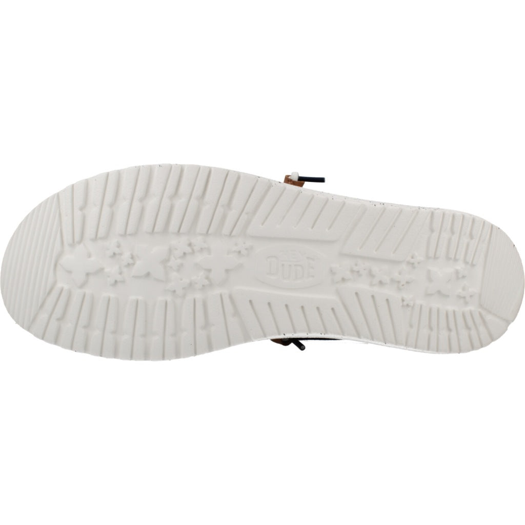 HEY DUDE WALLY SUMMER LINEN en color AZUL (6)