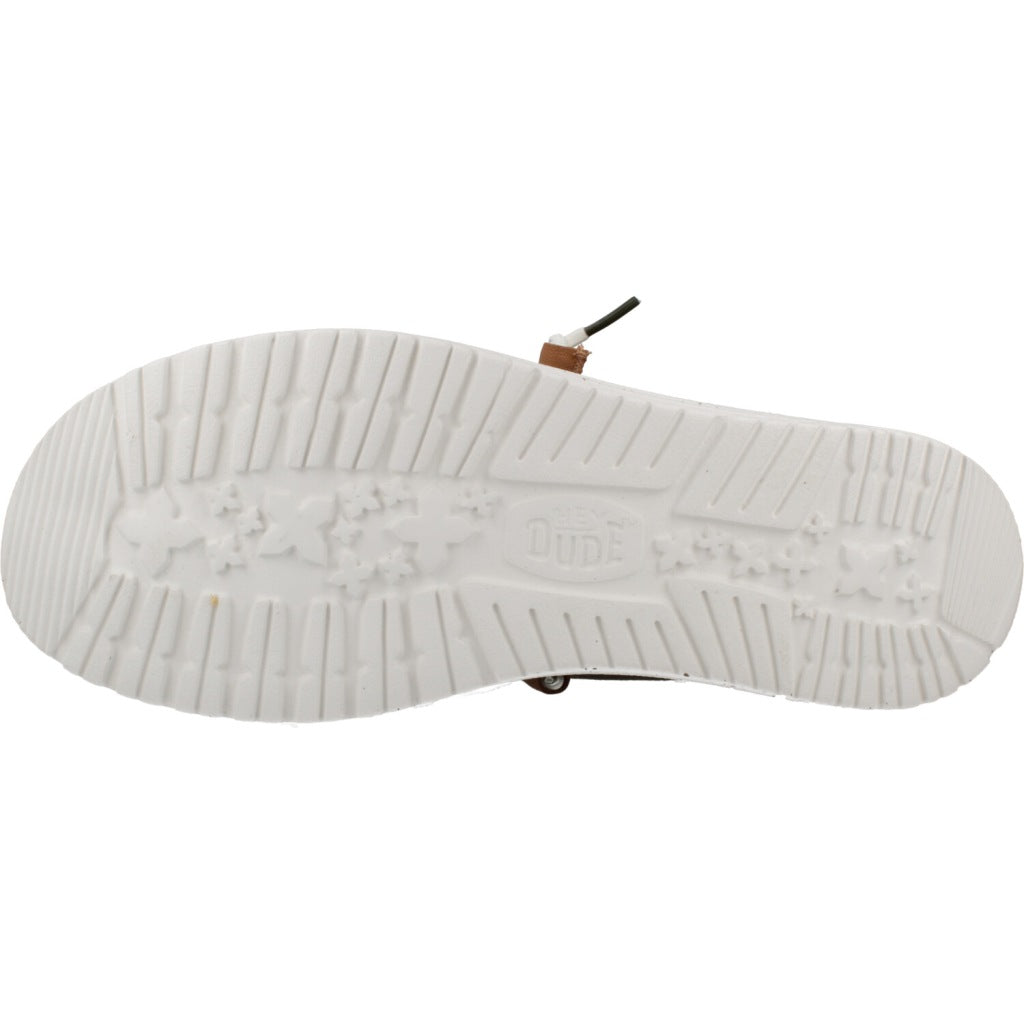 HEY DUDE WALLY SUMMER LINEN en color VERDE (6)