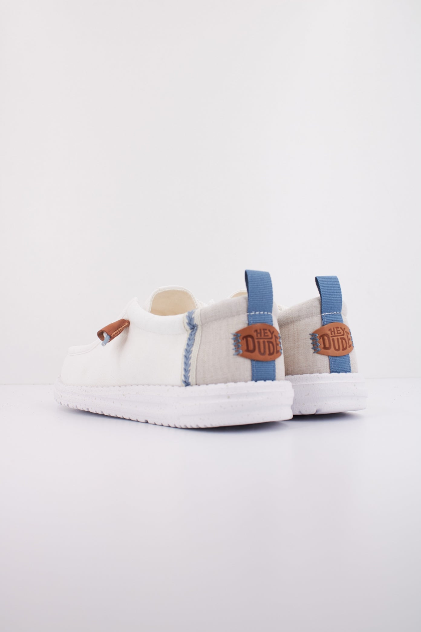 HEY DUDE WALLY SUMMER LINEN en color BLANCO (4)