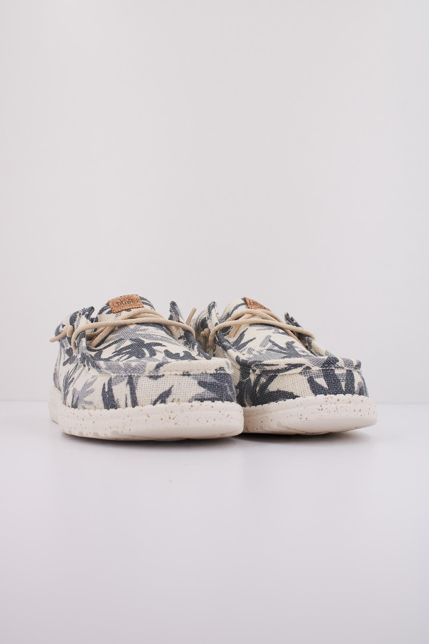 HEY DUDE WALLY PALM JUTE en color GRIS (2)
