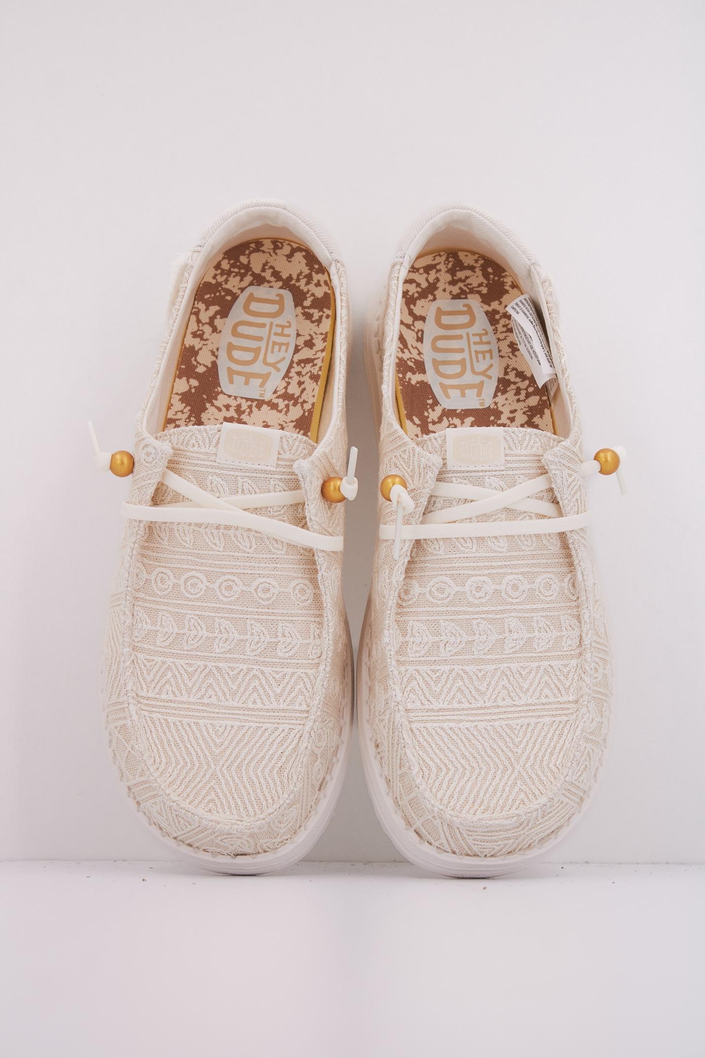 HEY DUDE WENDY CROCHET LACE en color BLANCO (3)