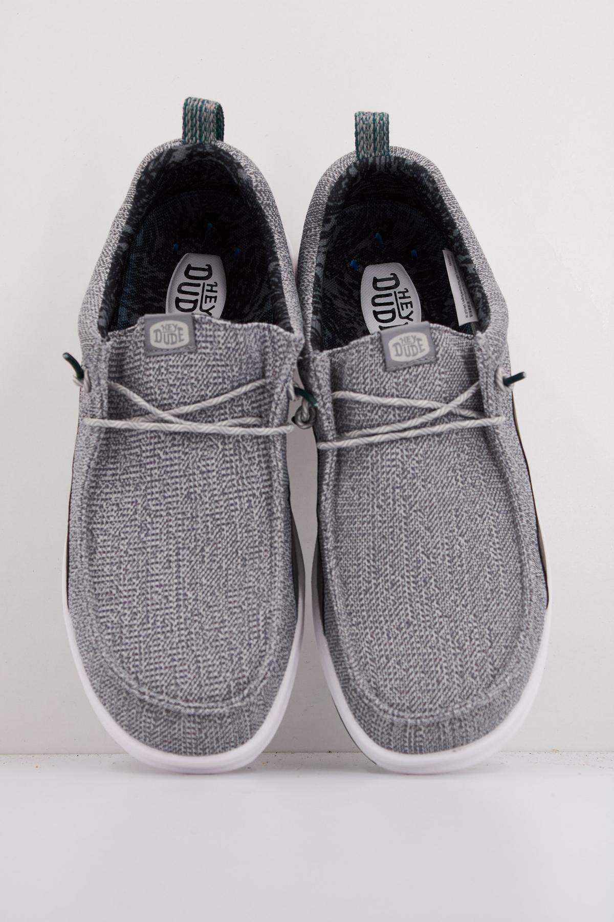 HEY DUDE WALLY HEYO MESH en color GRIS (3)