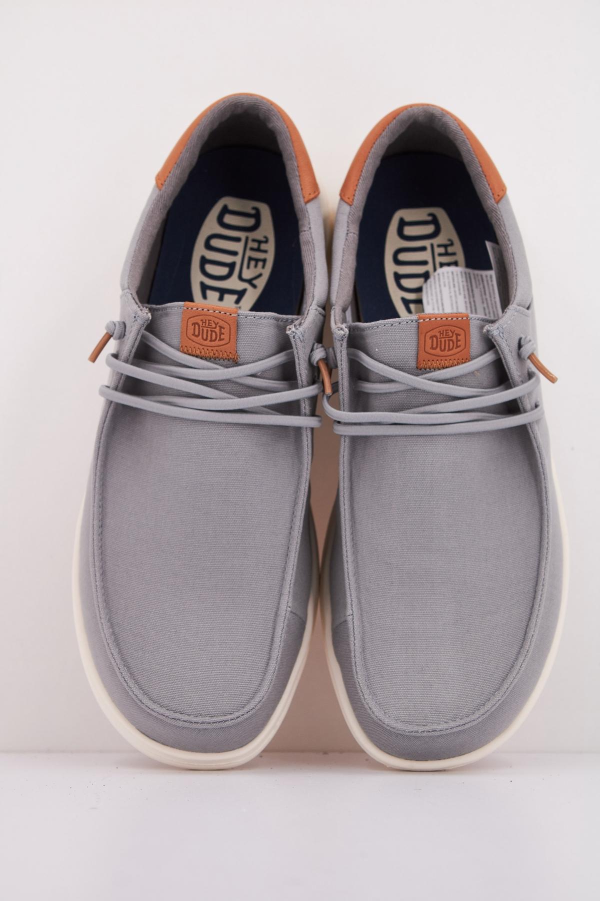 HEY DUDE PAUL CANVAS en color GRIS (3)
