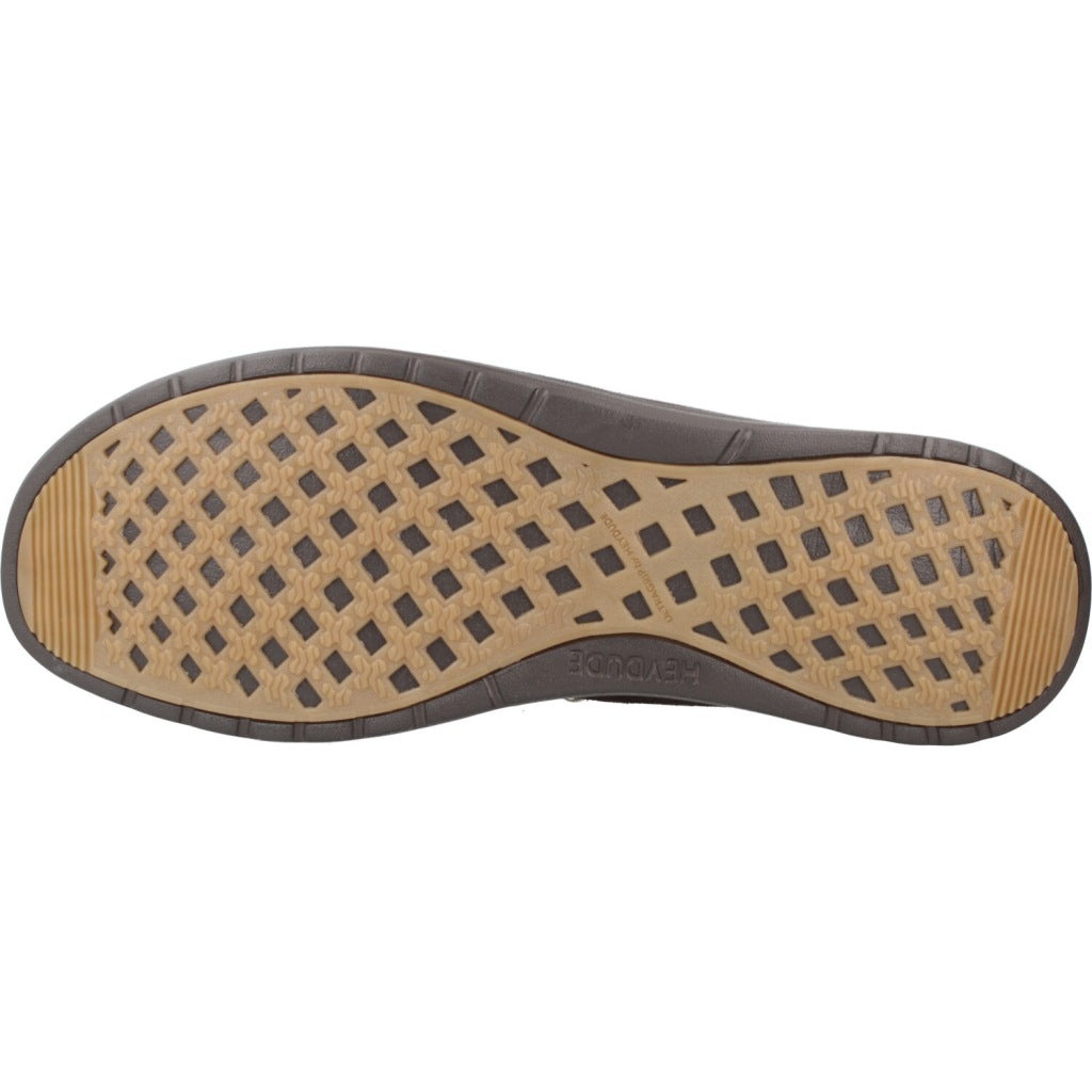 HEY DUDE WALLY MID GRIPR WARMTH en color MARRON (6)