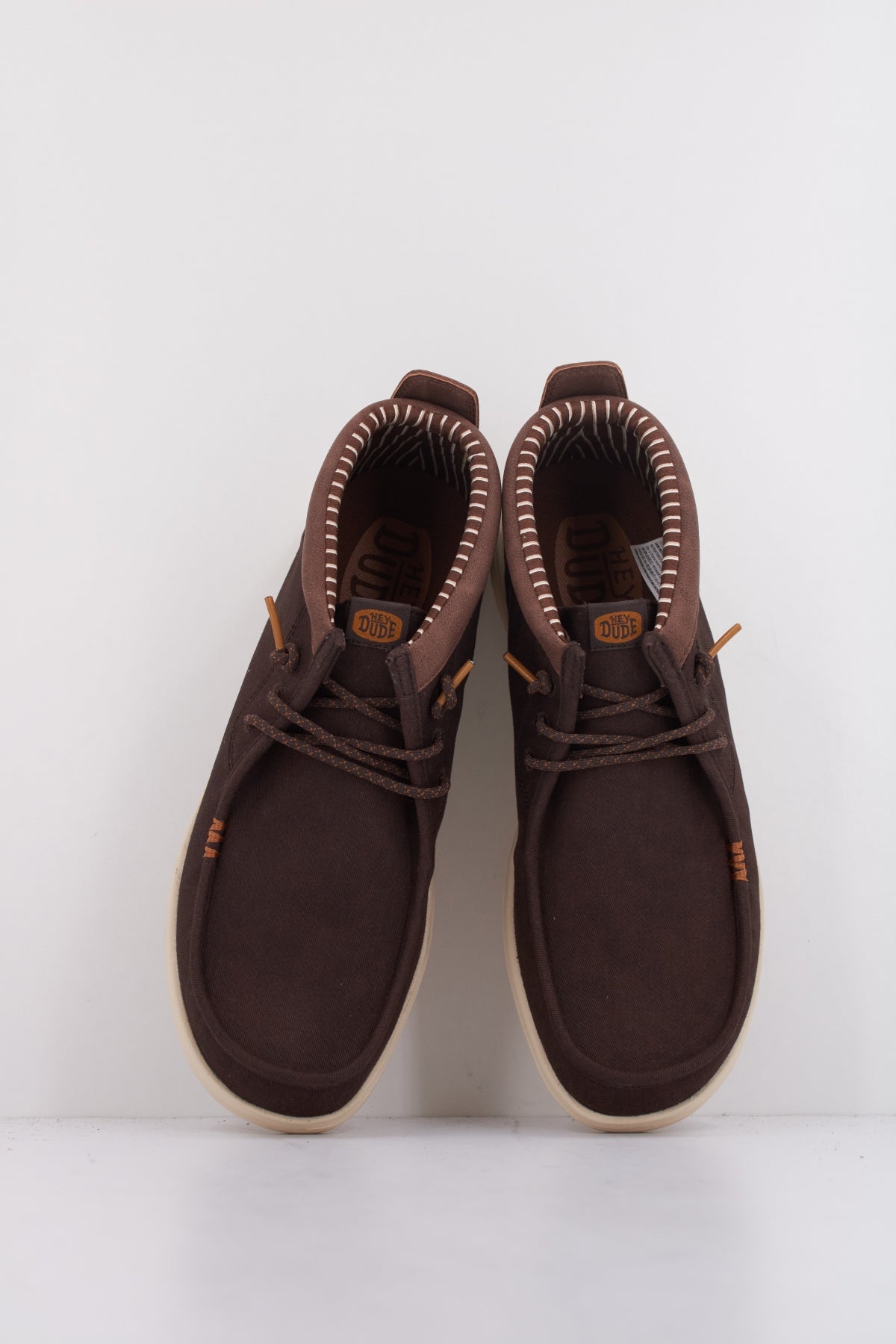 HEY DUDE WALLY MID GRIPR VIN CLAS en color MARRON (3)