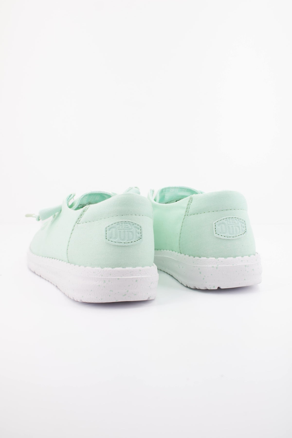 HEY DUDE WENDY CANVAS BAY en color VERDE (4)