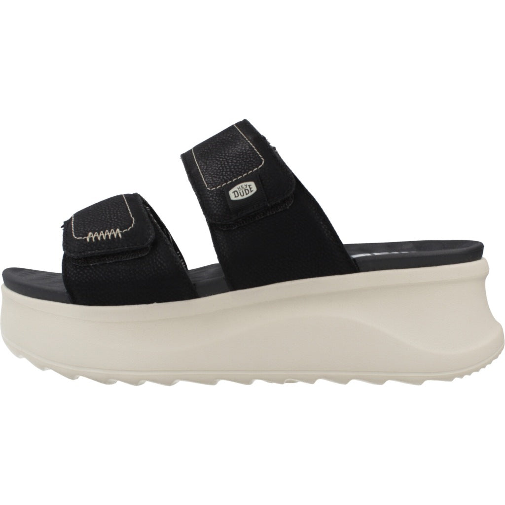 HEY DUDE DELRAY SLIDE CLASSIC en color NEGRO (2)