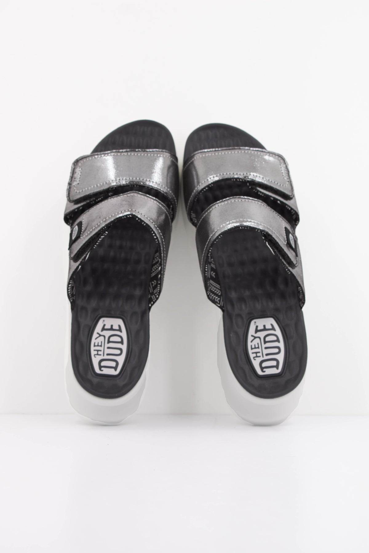 HEY DUDE DELRAY SLIDE CLASSIC en color PLATA (3)