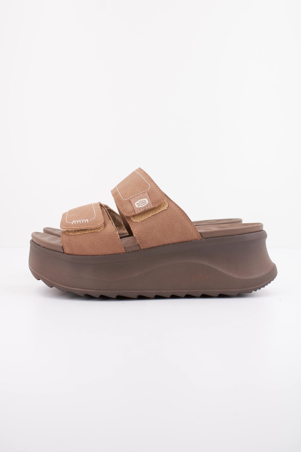 HEY DUDE DELRAY SLIDE CLASSIC en color MARRON CLARO (1)