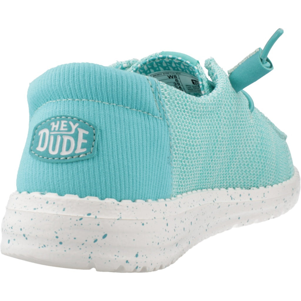 HEY DUDE WENDY STRETCH MESH CERAMIC en color AZUL (3)