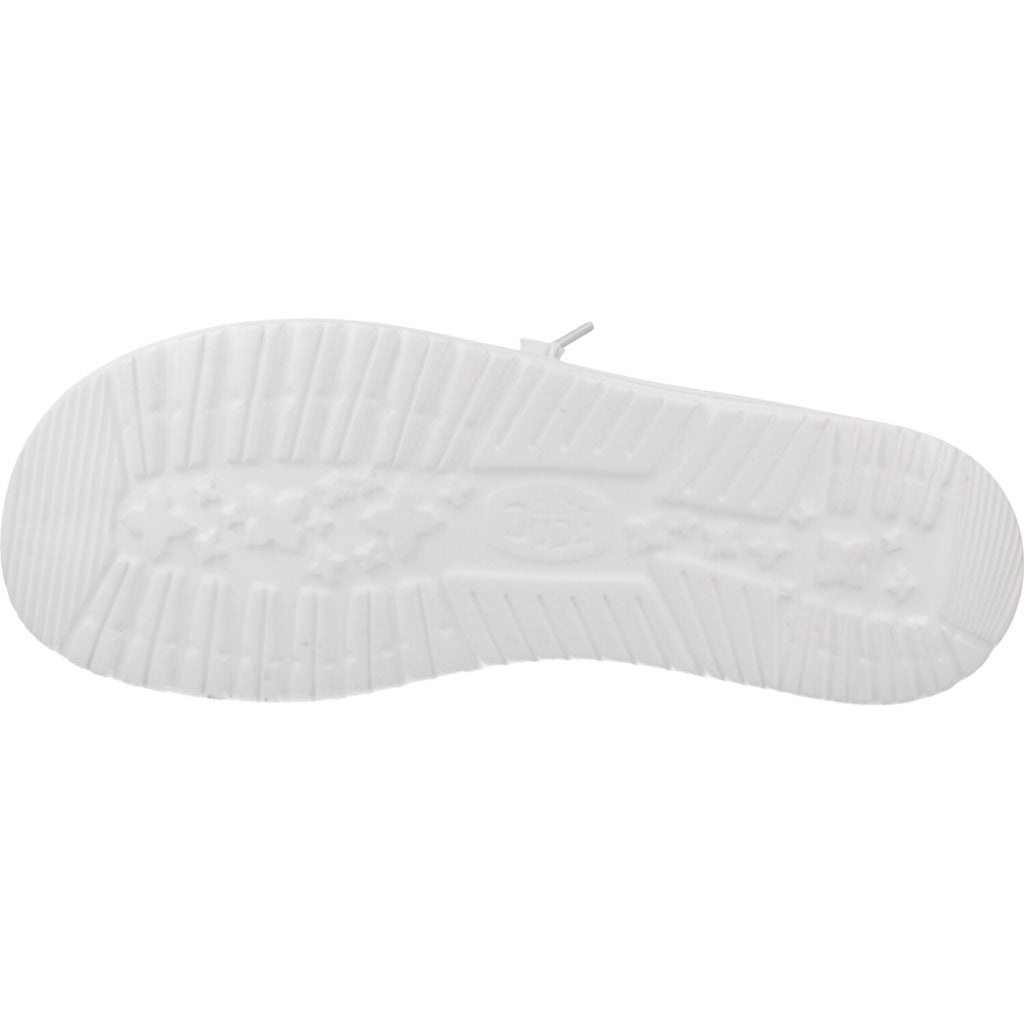 HEY DUDE WENDY STRETCH MESH CERAMIC en color BLANCO (7)