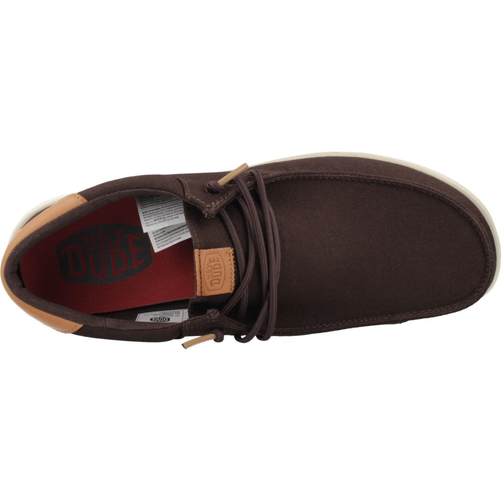 HEY DUDE PAUL CANVAS en color MARRON (7)