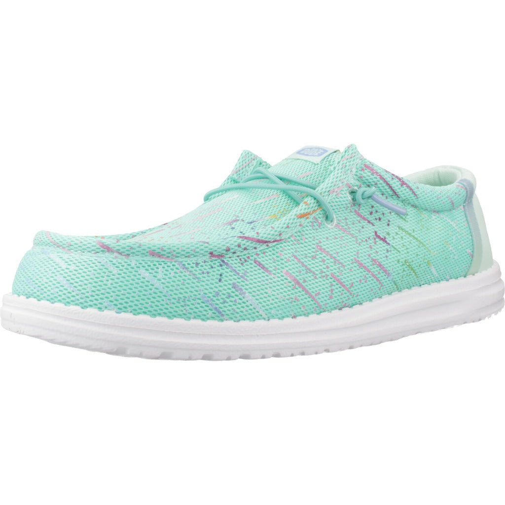 HEY DUDE WALLY PARTY MESH en color VERDE (1)