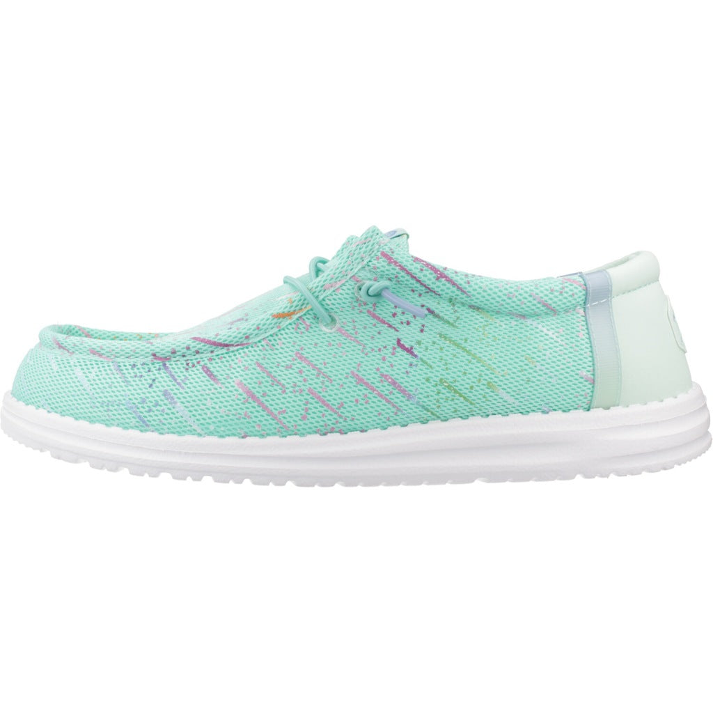 HEY DUDE WALLY PARTY MESH en color VERDE (2)
