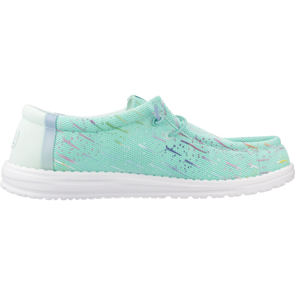 HEY DUDE WALLY PARTY MESH en color VERDE (4)