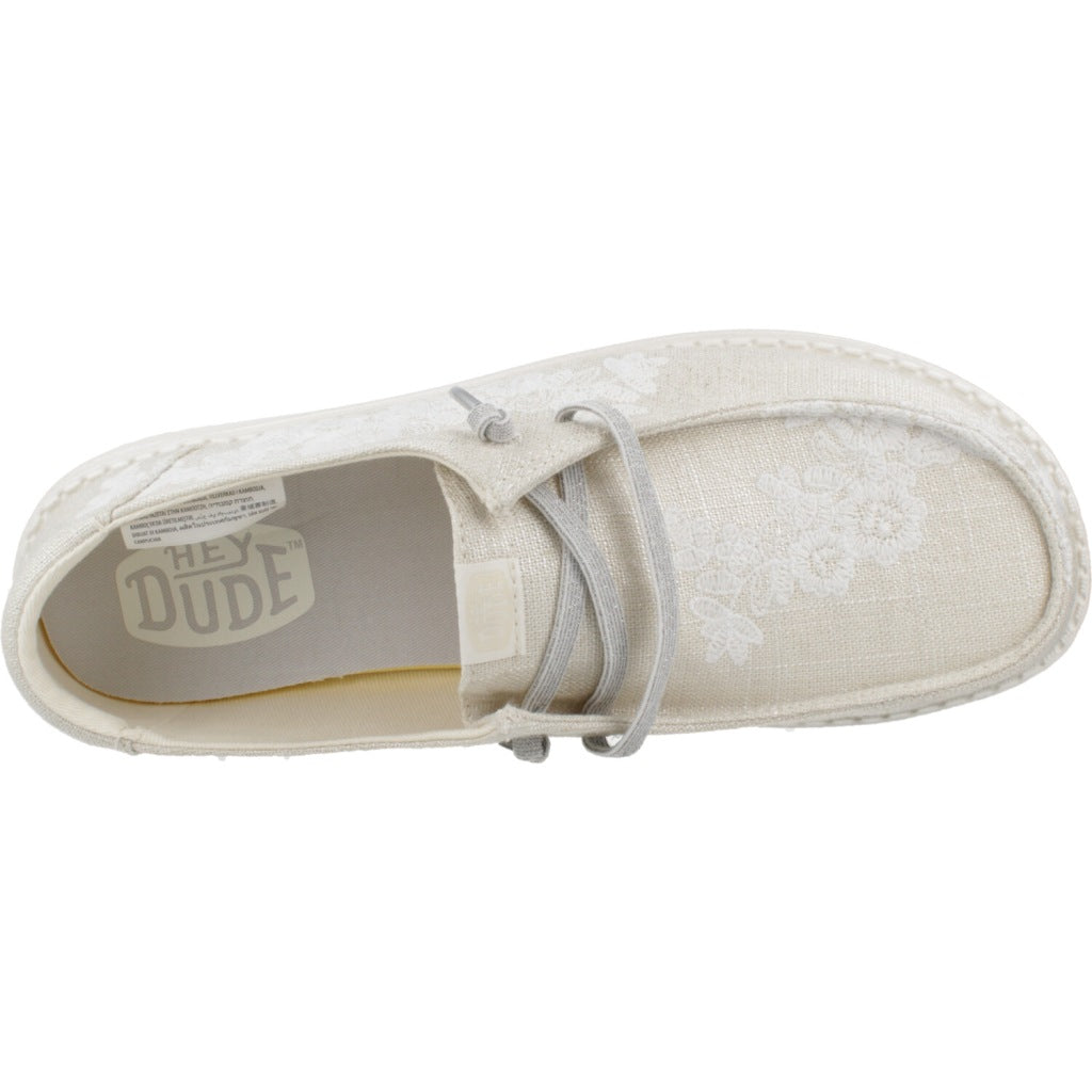 HEY DUDE WENDY FLORAL en color ORO (7)