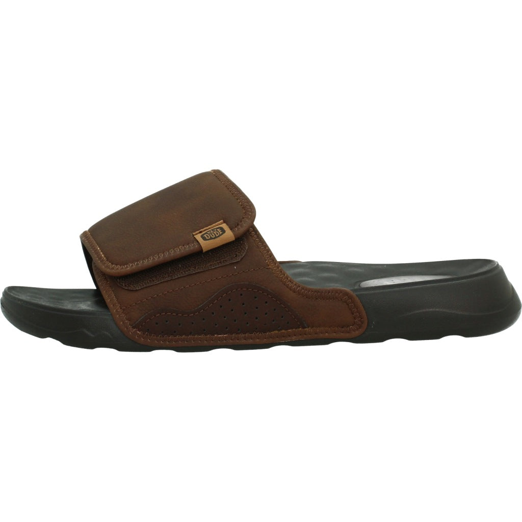 HEY DUDE SHORE SLIDE CLASSIC en color MARRON (2)