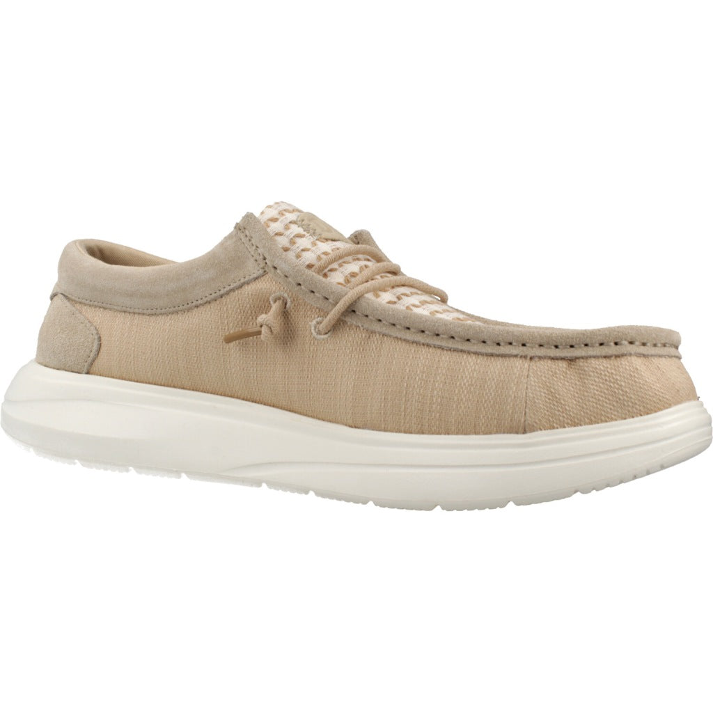 HEY DUDE WALLY COMF WOVEN en color BEIS (5)