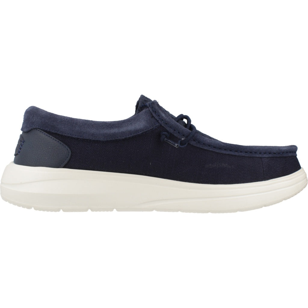 HEY DUDE WALLY COMF WOVEN en color AZUL (4)