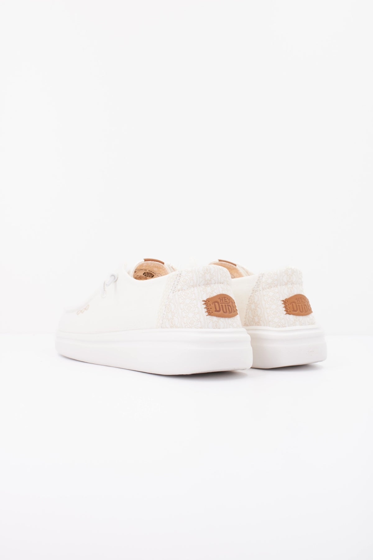 HEY DUDE WENDY RISE CHAMBRAY GRID en color BLANCO (4)
