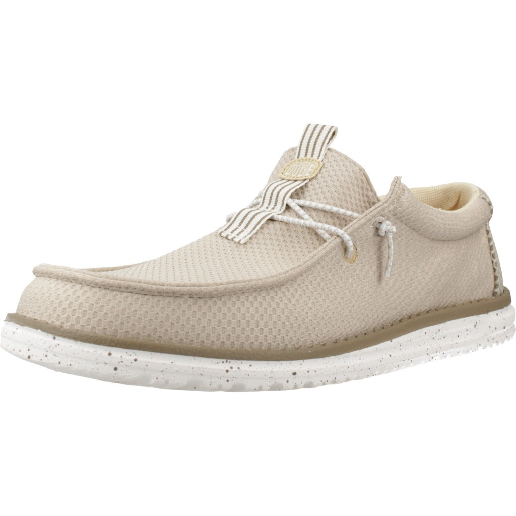 HEY DUDE WALLY MESH NEUTRALS en color BEIS (1)