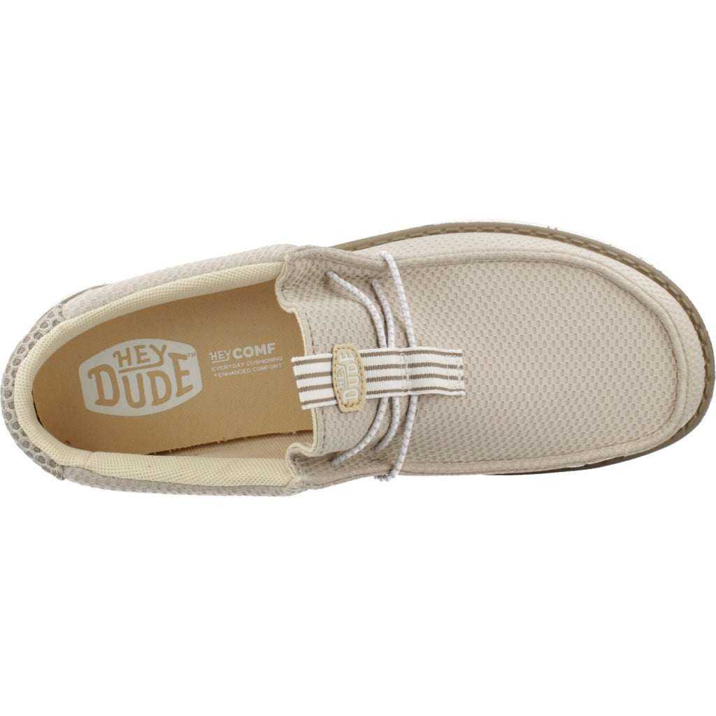 HEY DUDE WALLY MESH NEUTRALS en color BEIS (6)