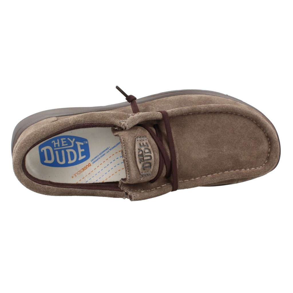 HEY DUDE HD WALLY X SUEDE en color MARRON (7)