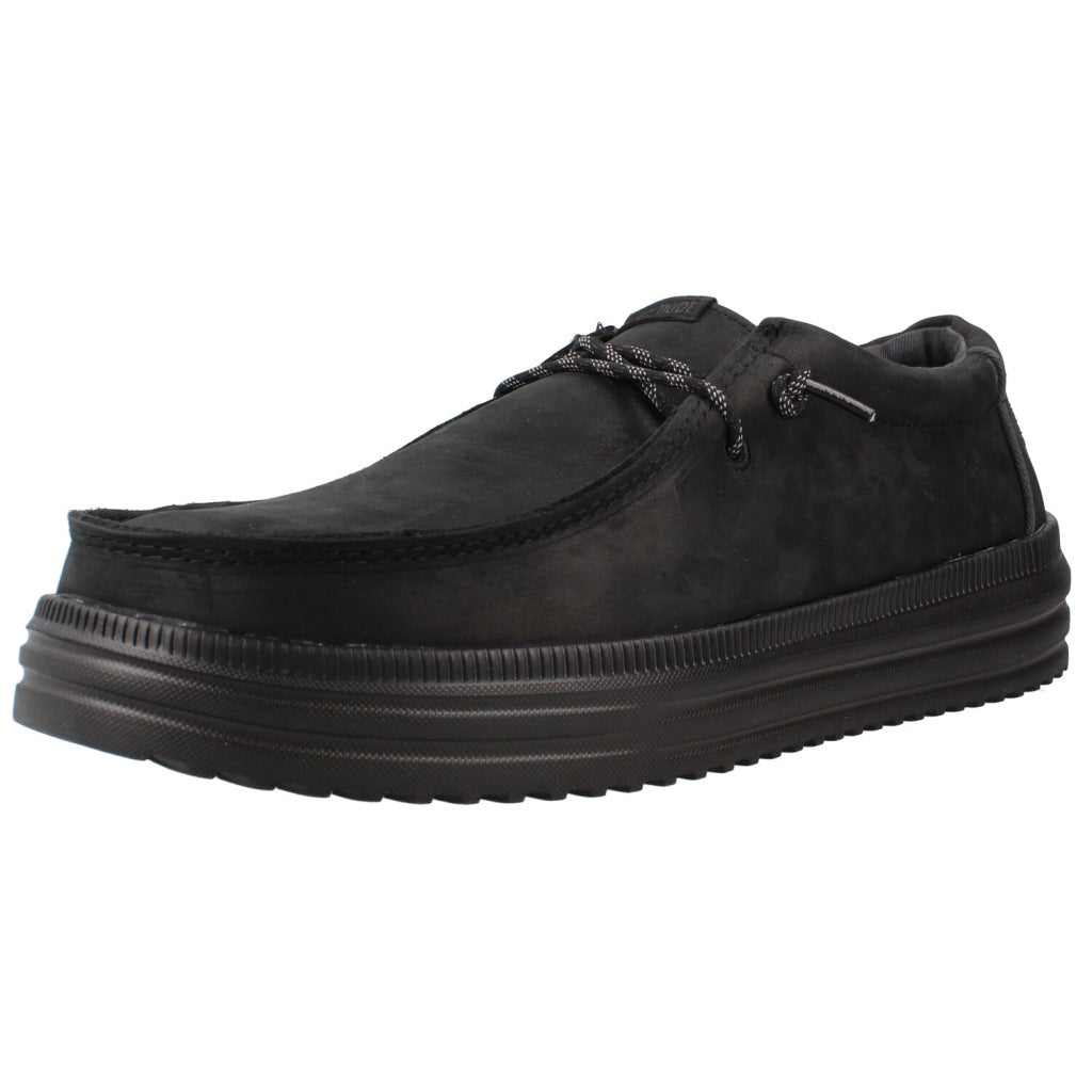 HEY DUDE HD REV TUMBLED LEATHER en color NEGRO (1)