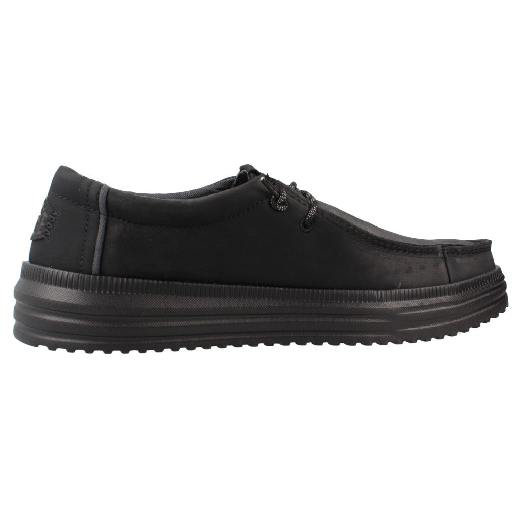 HEY DUDE HD REV TUMBLED LEATHER en color NEGRO (4)