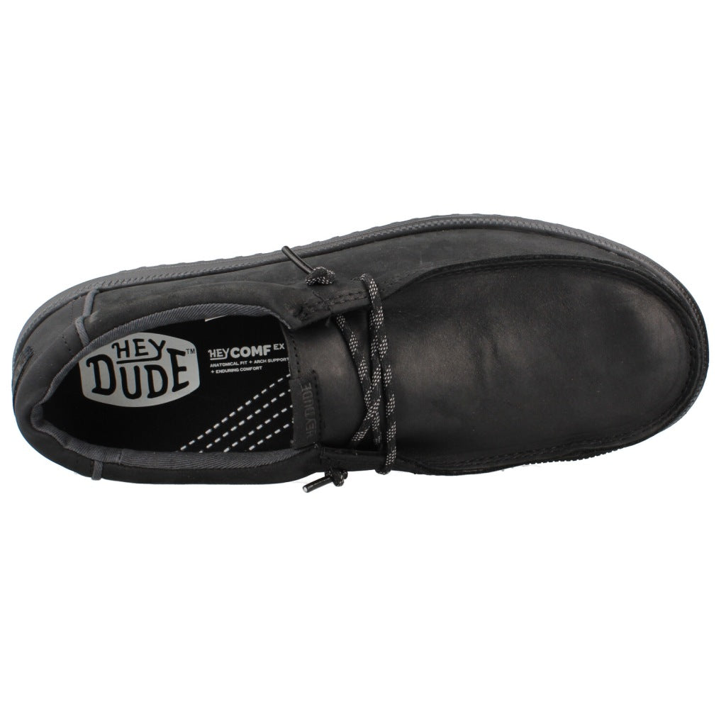 HEY DUDE HD REV TUMBLED LEATHER en color NEGRO (7)
