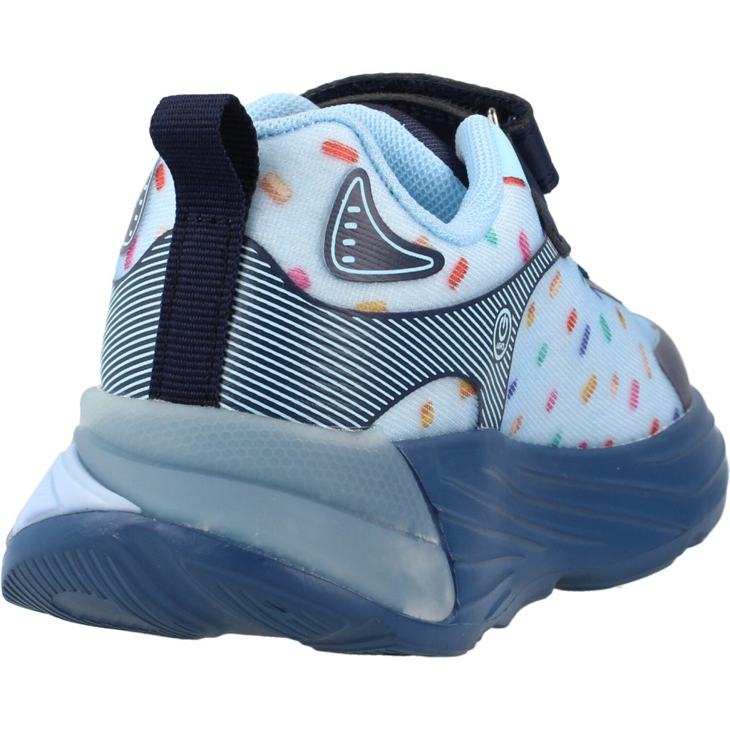 GARVALIN G ZAPATO SPORT LUCES en color AZUL (3)