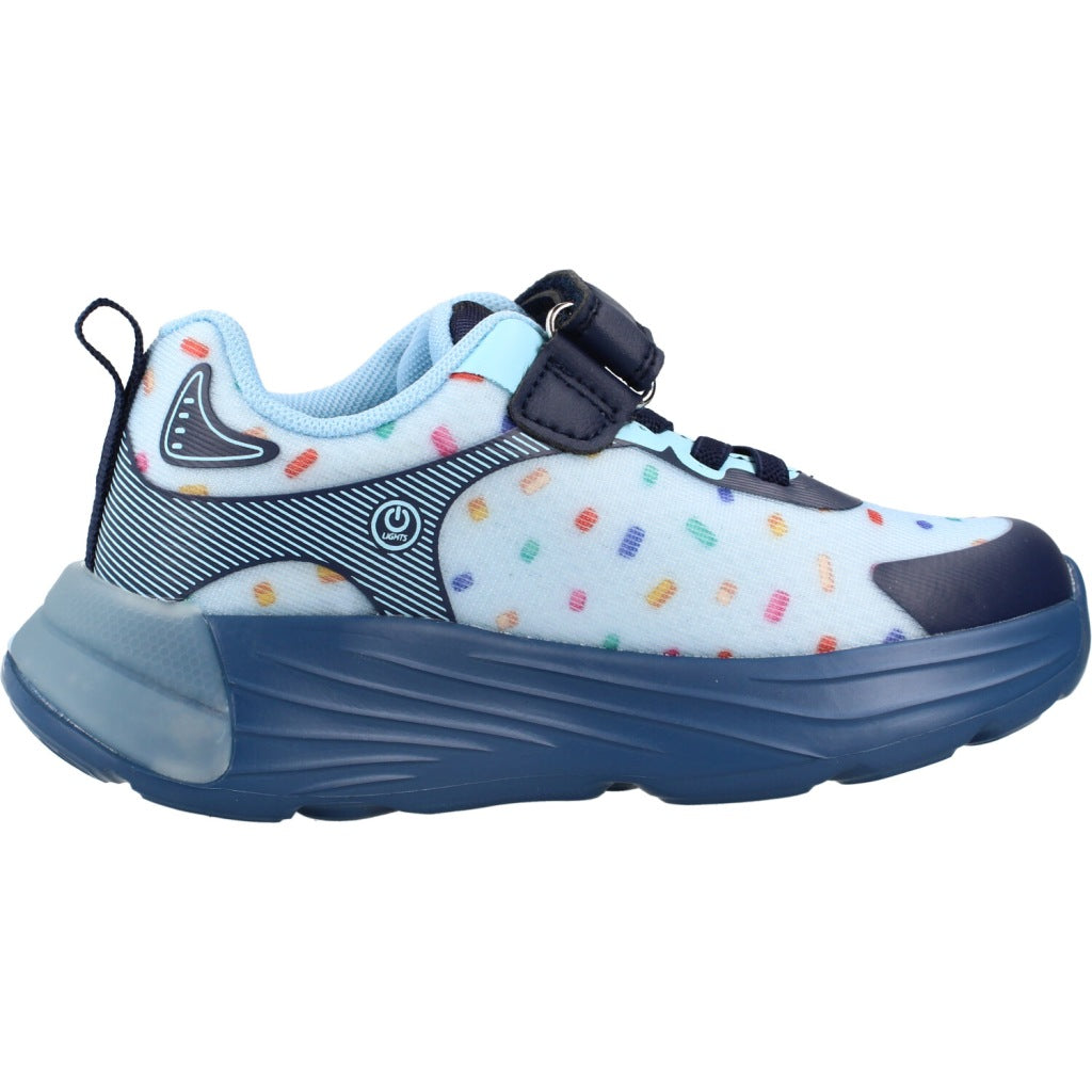 GARVALIN G ZAPATO SPORT LUCES en color AZUL (4)