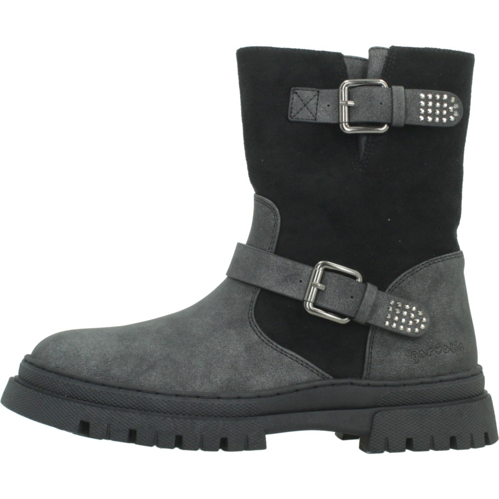 GARVALIN BOTA HEBILLAS en color NEGRO (2)