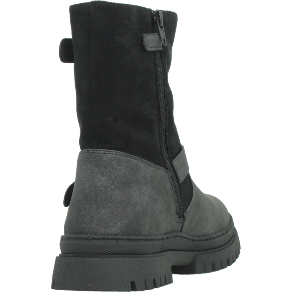 GARVALIN BOTA HEBILLAS en color NEGRO (3)