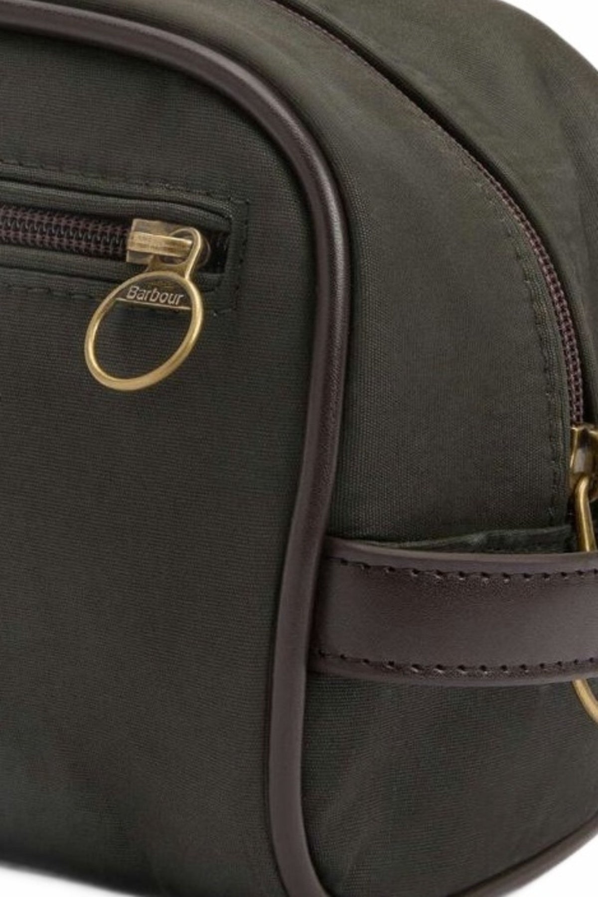 BARBOUR MACOL WAX WASHBAG en color VERDE (4)