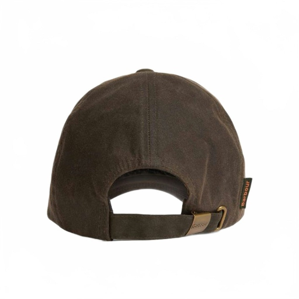 BARBOUR WAXED SPORTS CAP MHAOL en color VERDE (5)