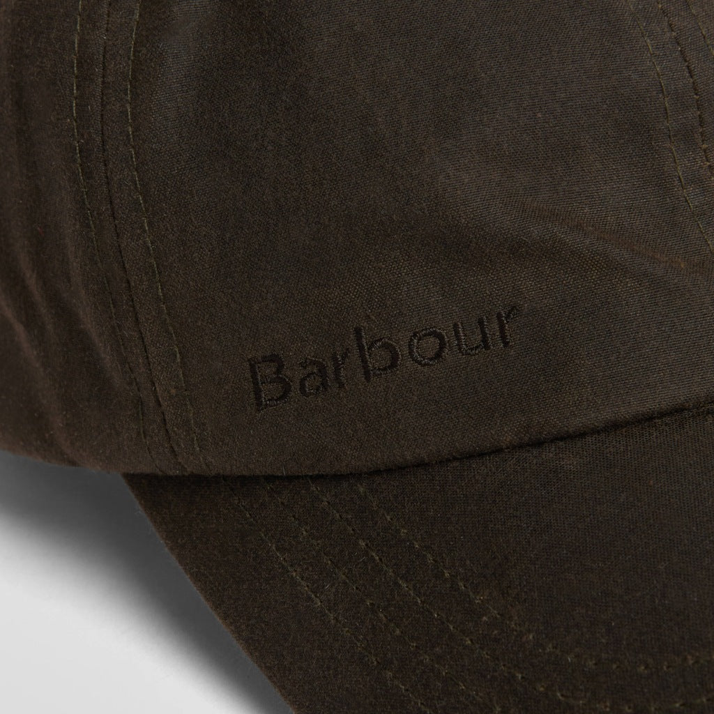 BARBOUR WAXED SPORTS CAP MHAOL en color VERDE (6)