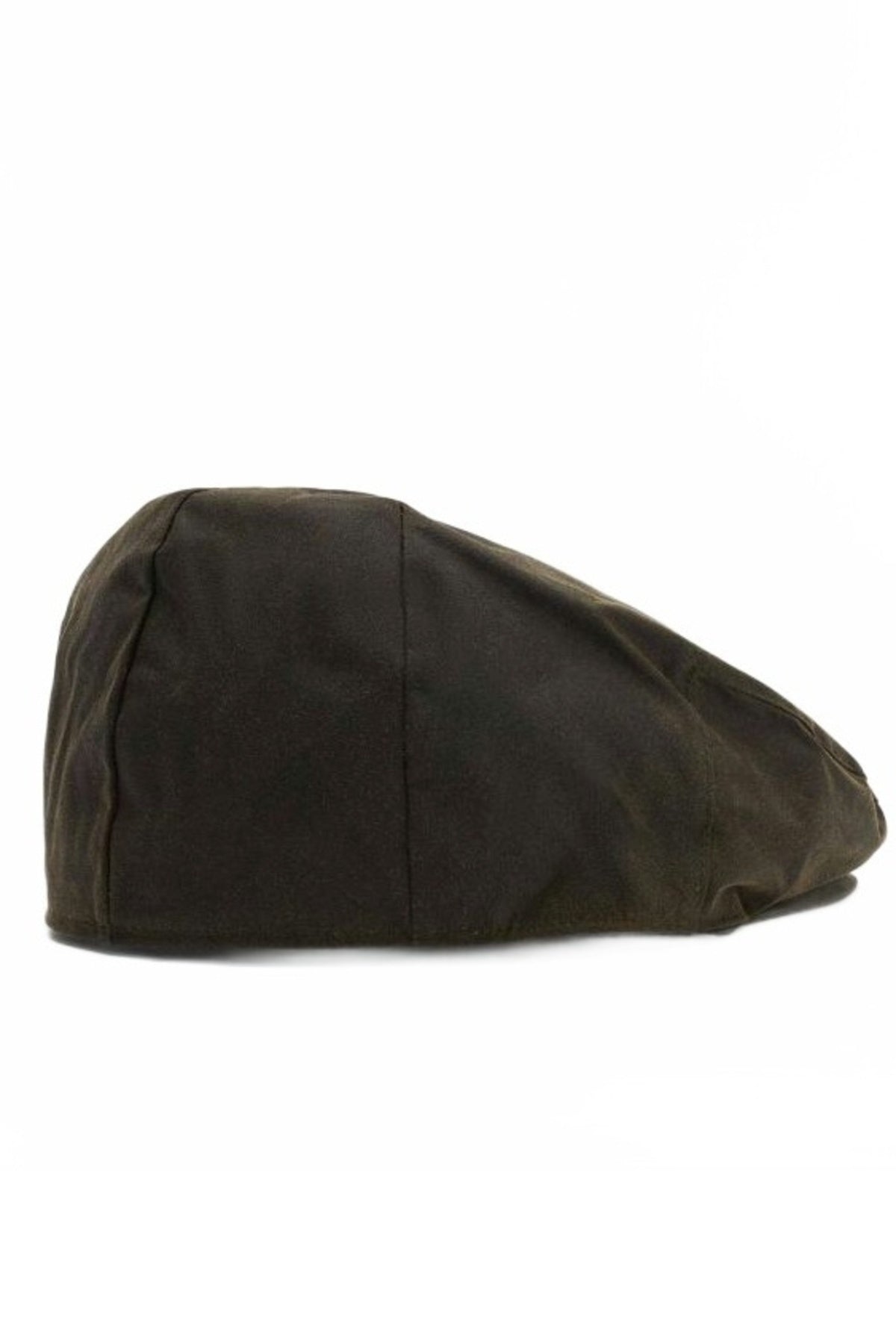 BARBOUR CHEVIOT WAXED FLAT CAP MHAOL en color VERDE (2)