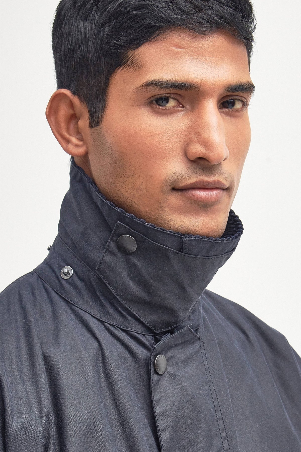 BARBOUR MWXNY REELIN WAX JACKET en color AZUL (5)
