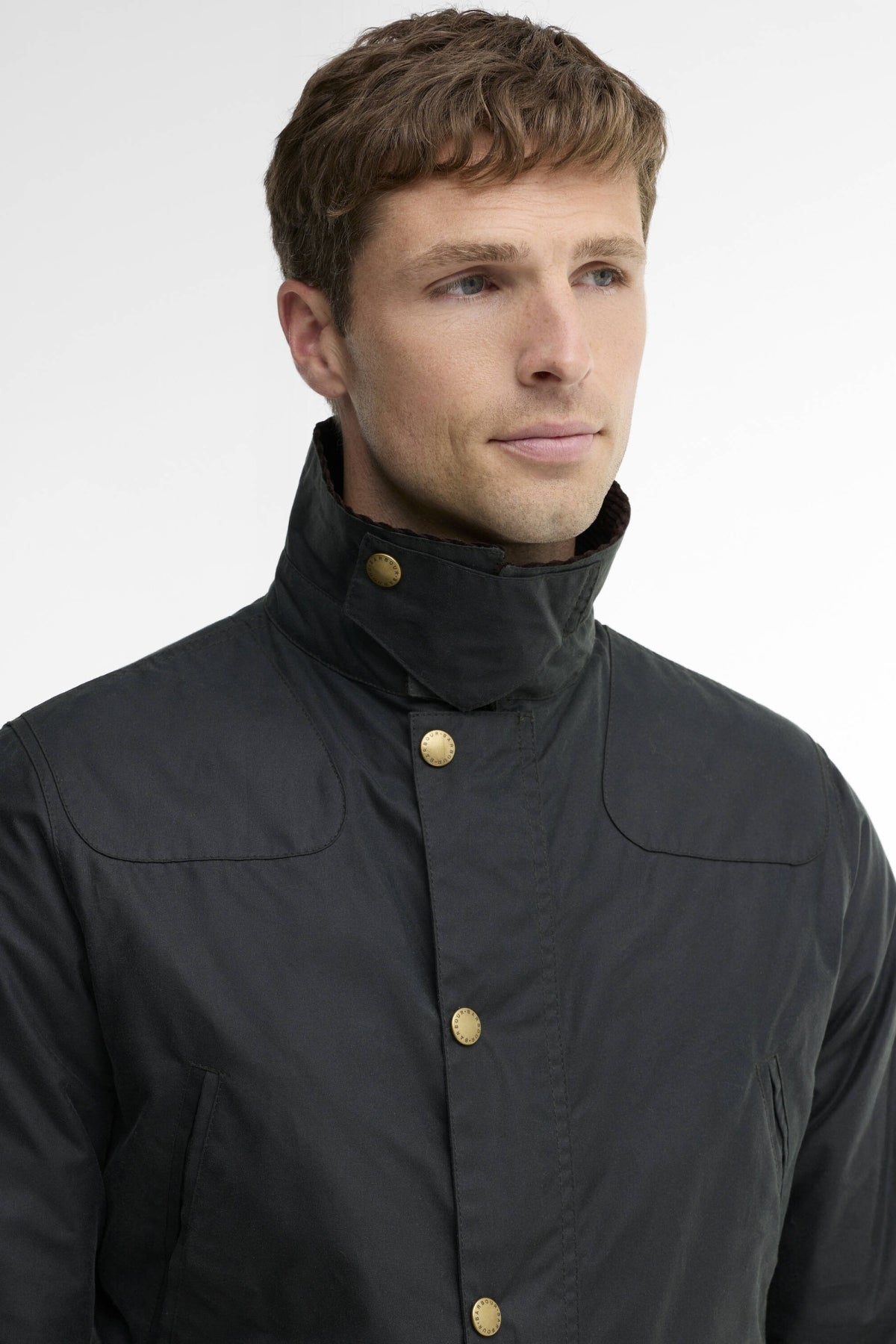 BARBOUR MWXSG REELIN WAX JACKET en color AZUL (3)