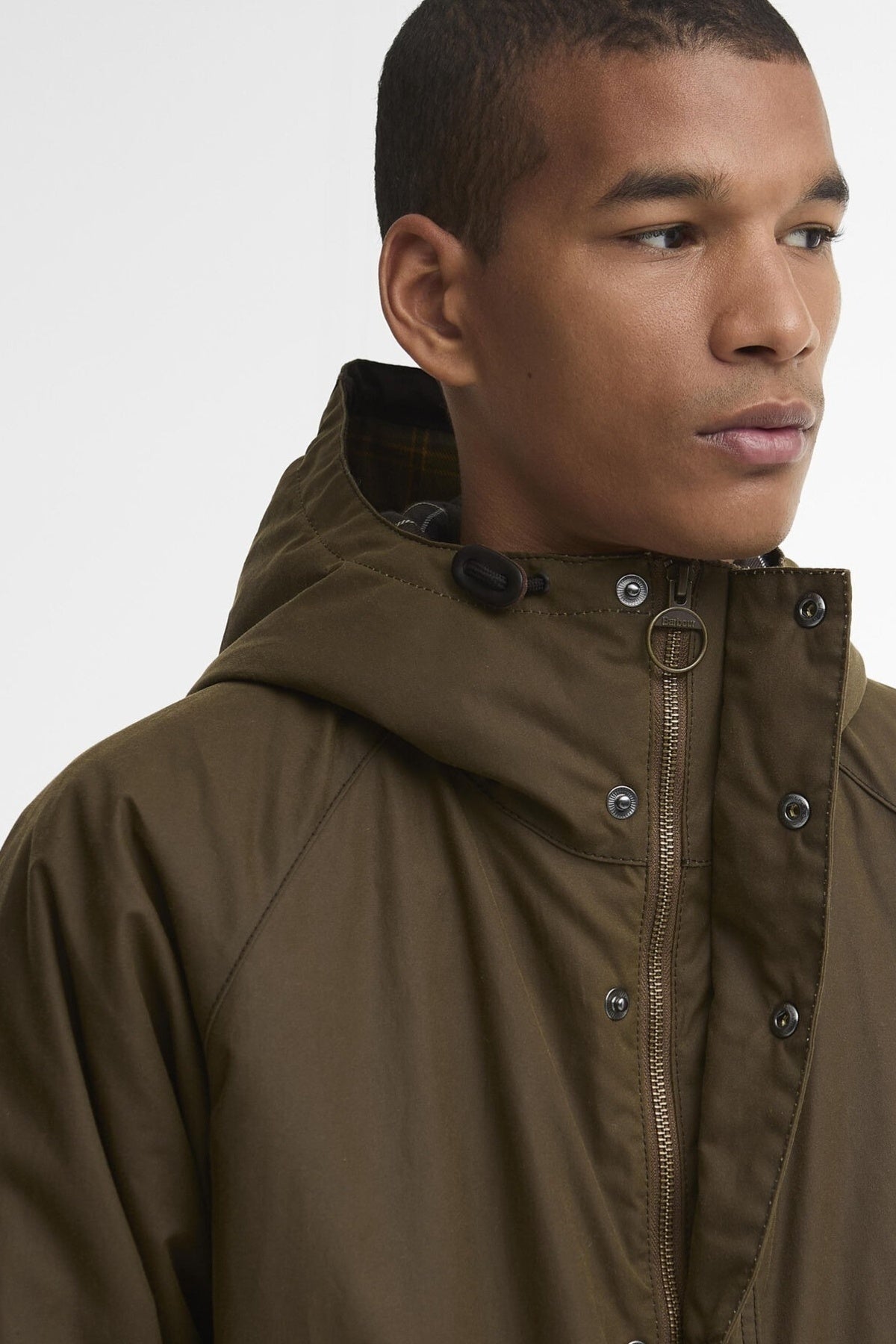 BARBOUR MWXBR BEDALE WAX PARKA en color VERDE (3)