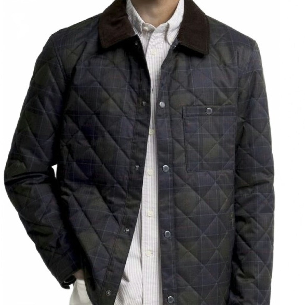 BARBOUR TARTAN SHIRT QUILTED JACKET MQUTN en color MULTICOLOR (4)