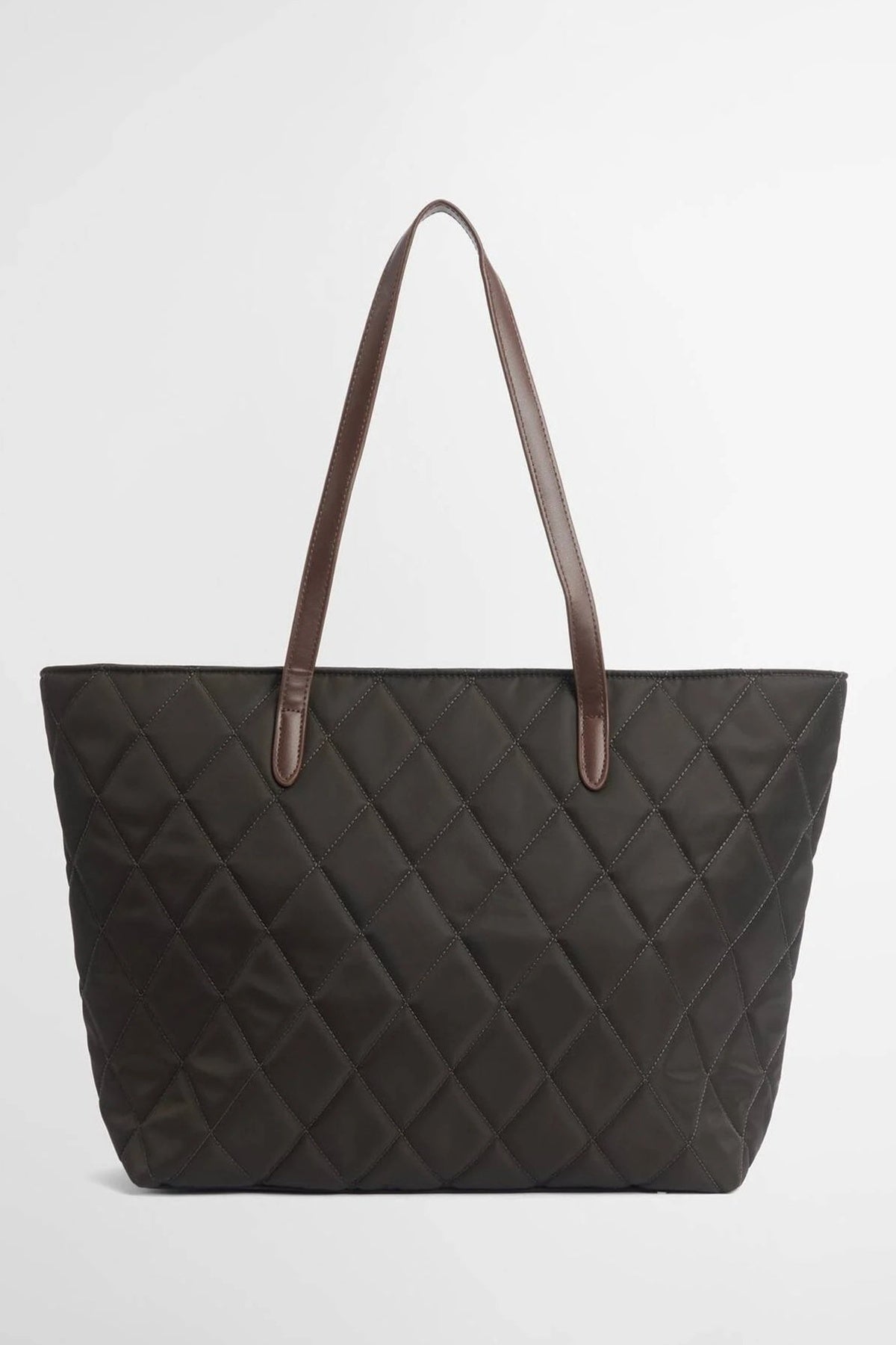 BARBOUR LBAOL BARBOUR QUILTED TOTE en color VERDE (2)