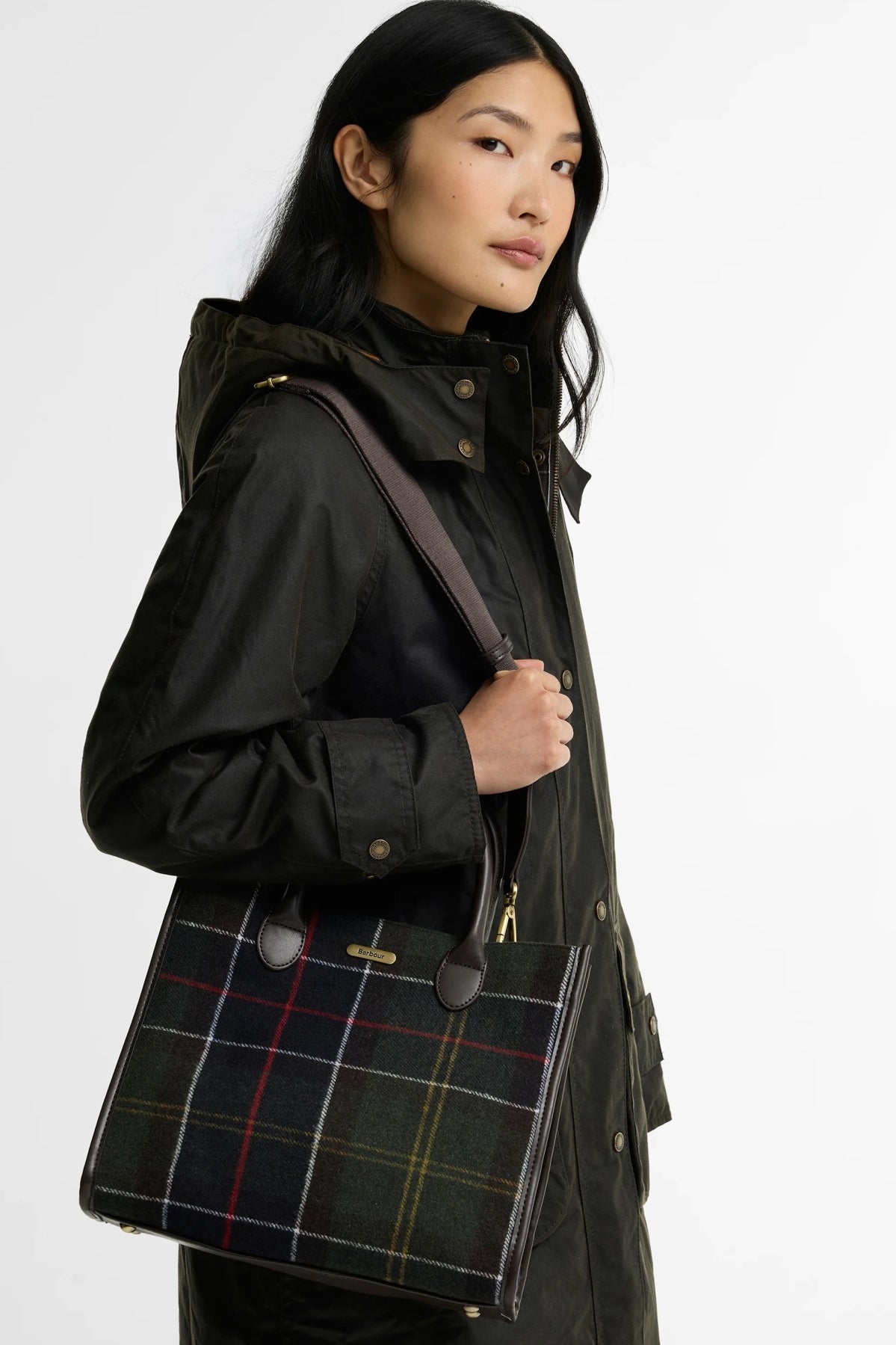 BARBOUR BARRHILL TARTAN TOTE LBAOL en color MULTICOLOR (1)