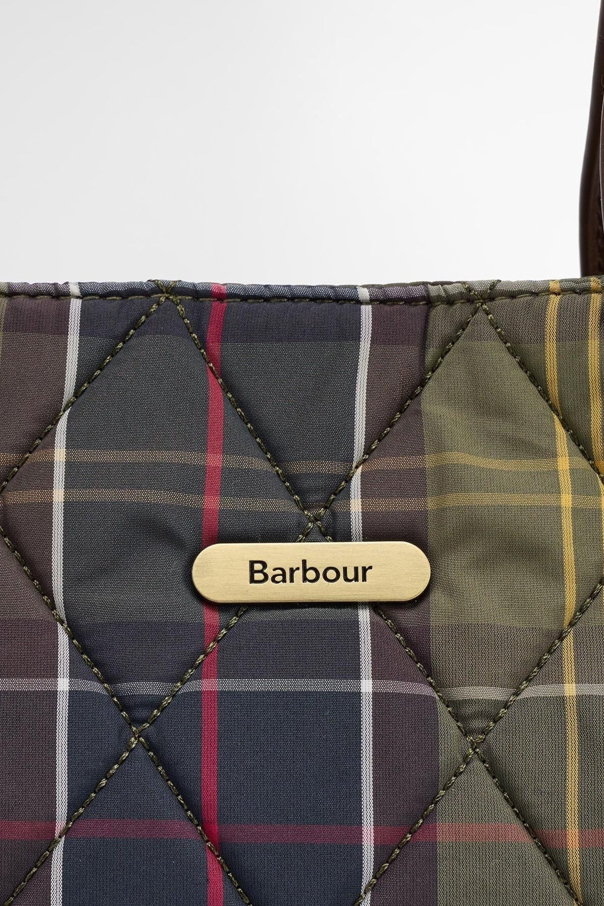 BARBOUR LBATN BARBOUR QUILTED TOTE BA en color VERDE (5)