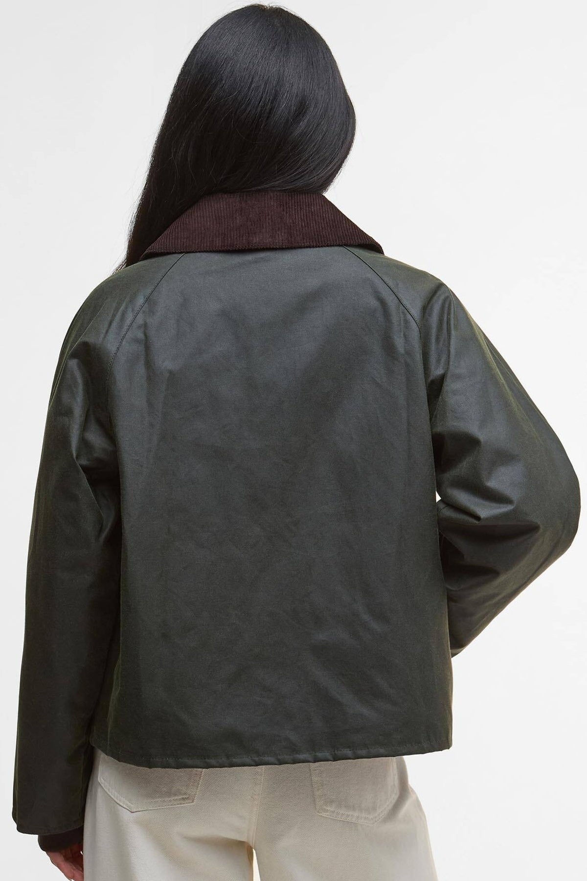 BARBOUR LWXOL BARBOUR ARLENE WAX en color VERDE (3)
