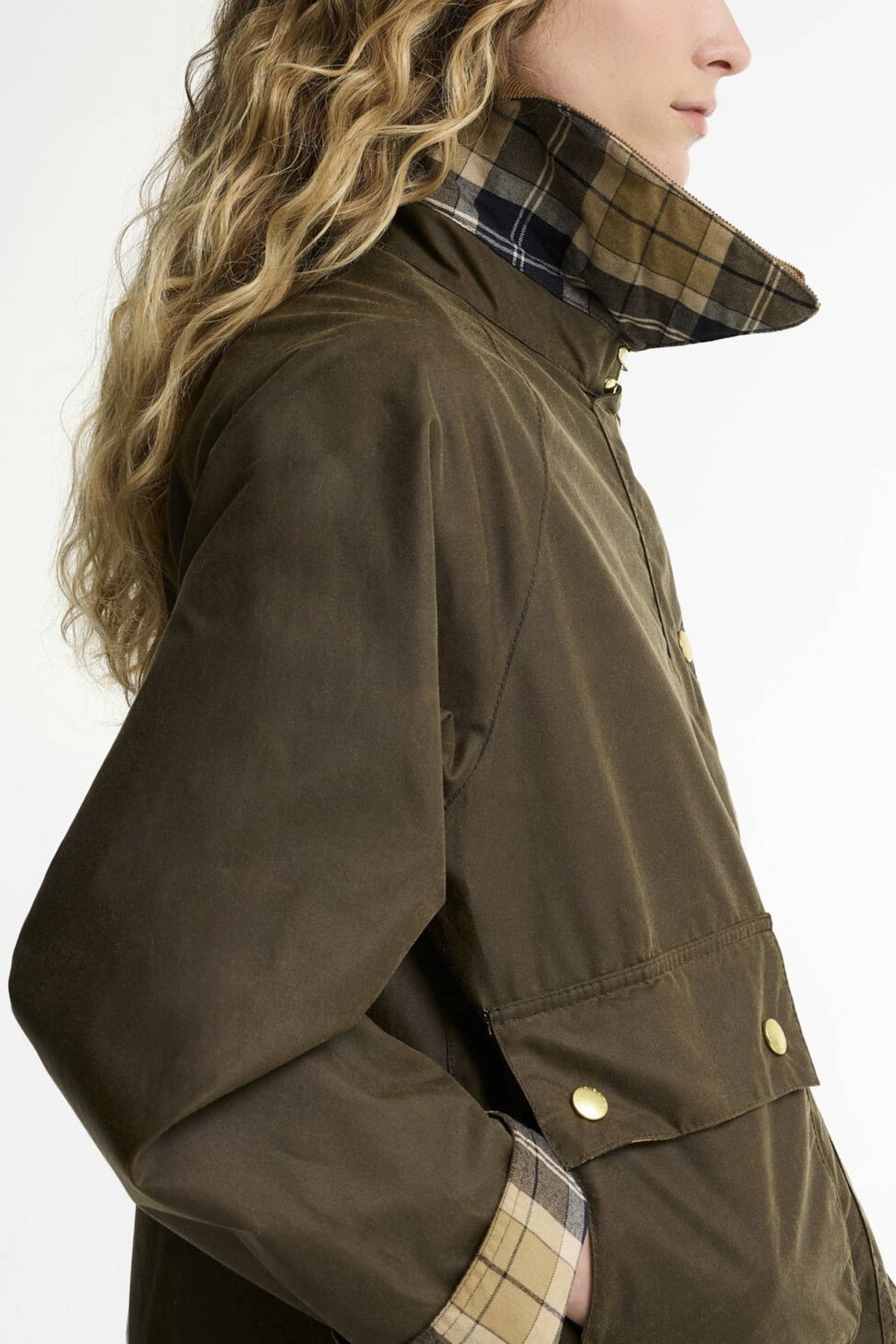 BARBOUR ICONS MODERN SPEY WAX LWXSN en color MARRON (4)
